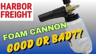 Harbor Freight Foam Cannon Unbox, Teardown and Review @harborfreight #foamcannon #autodetailing