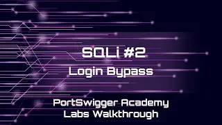 SQL Injection Lab 2 &mdash; Login Bypass with Burp Suite  | Beginner Walkthrough #cybersecurity