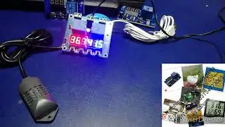Humidity and temperature controller settling only for automatic incubatorXH-M452 part_1