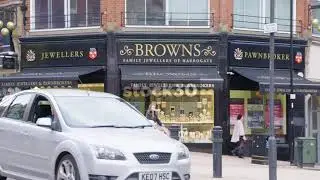 Browns Jewellers On Pinstone Street In Sheffield, UK