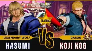 FF:CotW 🐺 HASUMI (Ken Masters) vs KOJI KOG (Billy Kane)⭐Replay Match - FATAL FURY: CotW - 2/26