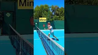 Two kinds of poaching #tennis #tenniscoach #tennispro