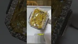 BEWARE!! You might need sunglasses for this one! 😎 - Fancy Yellow Diamond Comparison