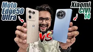 Xiaomi CIVI 14 Vs Moto Edge 50 Ultra ⚡️ഏതാണ് Best Smartphone Under 50K?Detailed Comparison Malayalam