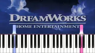 Dreamworks Intro - Piano tutorial