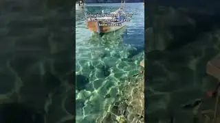 Can&rsquo;t believe this water!? 😮 #Greece #Shorts