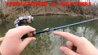 Fresh Stocked -vs- Hold Over Trout Fishing || Unexpected Results!