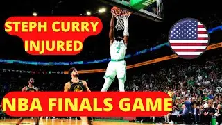 NBA Finals Game 3 - Steph Curry injured loss to Celtics