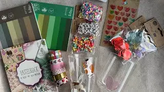 Tedi + Hema Haul // Watch me craft: Geburtstagskarte mit Stickern vom Tedi und Action