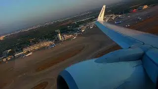 [HD] Awesome Sunset Take-Off from Bari Airport - Ryanair - Boeing 737-8AS - 9H-QBA