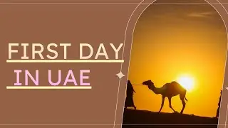 Our first day in UAE 🥰🥰 After long days of waiting 😍😍