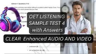 OET Listening sample test 4 with answers (nursing)