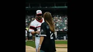Women's Soccer - Bridget Mitchell Throws out First Pitch at White Sox Game (8/15)