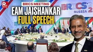 EAM S. Jaishankar's Full Speech At BRICS Meeting | Xi Jinping | Lula da Silva | Donald Trump