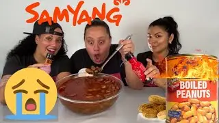 SAMYANG SPICY BOILED PEANUTS 🌶️🥜 | GRUB GIRL INJURED!!!
