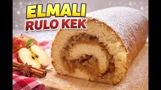 Asla Kırılmaz👍, Sünger Gibi Kekiyle 👍, Herkesin Tarifini İstediği ELMALI RULO KEK! 🍎💯