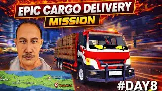 Epic Cargo Delivery Mission 🚚🔥💰 | Truck Simulator Indonesia | #day8 | @gamezone_7719 