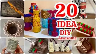 ♻️ 20 Creative & Practical Handmade Ideas | Eco-Friendly & Minimal Waste