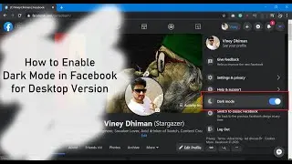 How to Enable Facebook Dark Mode for Desktop Version (Officially)