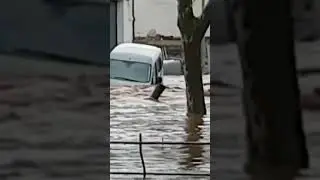 Cars swept away by flash floods in Spain, Almendralejo | suraksha whatnot