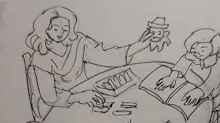 How to  draw by step by step drawing of illustration, @howtodrawstepbystep