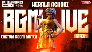 Aghori Is Live : Custom Bgmi Room Match | Kerala Goat Esports