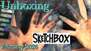 Распаковка Sketchbox, февраль 2026 года.