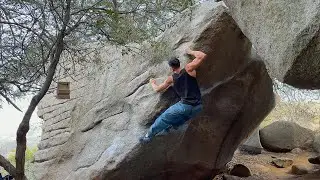 Fake Eppulator Arete - Mt Woodson Bouldering