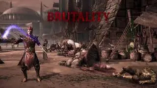 Mortal Kombat X Easy Shinnok Brutality Combo