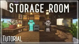 MINECRAFT Tutorial : Storage room | NORMAL vs CIT Resource Pack
