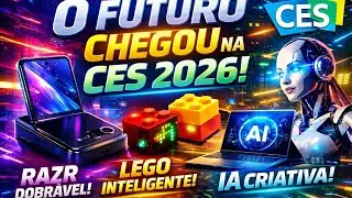 O futuro da tecnologia j&aacute; come&ccedil;ou COM CES 2026:Motorola traz dobr&aacute;vel,Lego smart,IA criativa