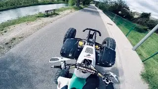 UN BLASTER &Agrave; 250&euro; ?! + MES PREMIERS WHEELING EN QUAD !