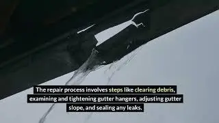 How to Repair Sagging Gutters
