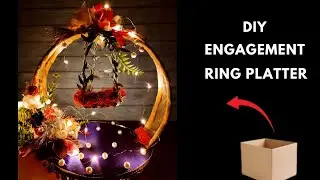 अब घर पर ही बनाए STYLISH RING PLATTER | HANDMADE ENGAGEMENT RING TRAY
