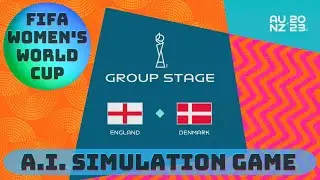 England x Denmark - Artificial Intelligence Prediction - Group Stage - FIFA WOMEN'S WORLD CUP 2023