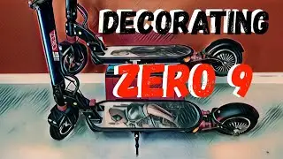 Decorating the Zero 9 Scooters #Zero9Scooter #ElectricScooters