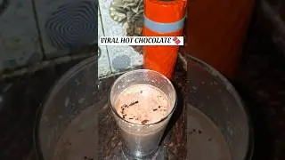 VIRAL HOT CHOCOLATE 🍫 ! #shorts #hotchocolate #trending #shortsfeed #viralvideo #recipe