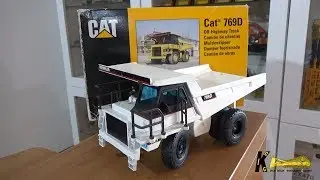 Dumper Caterpillar 769D White Version 1:50 by NZG Model Review #caterpillar #dumper