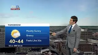 High pressure builds with more sunshine Tuesday, watching for snow