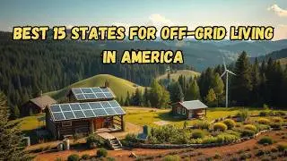 Top 15 States for OFF-GRID Living in America!