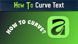 How to Curve Text in Affinity (Easy Warp & Path Tutorial)