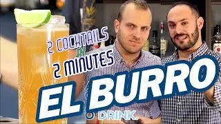 EL BURRO Cocktail Recipe - 2 Cocktails in 2 Minutes
