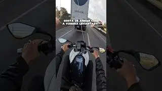 Import&acirc;ncia da viseira fechada sempre