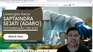 Lowongan Kerja Pertambangan Adaro Group  2023 || Saptaindra Sejati (SIS) Diploma Preparation Program