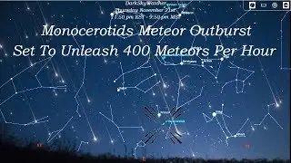 Monocerotids Meteor Shower Set To Unleash 400 Meteors Per Hour Tonight