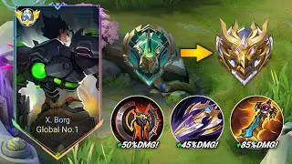 GLOBAL X BORG BEST GUIDE TO RANK UP FASTER IN 2025!! (100%BROKEN 💯)