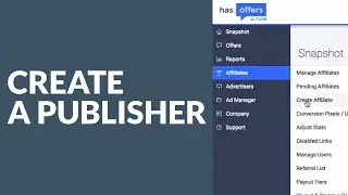 TUNE Partner Marketing Platform: Create a Partner