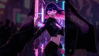 Ghost Memory Dream 👾 #AnimeGirl #GhostMemory #CyberGhost #AestheticAI #Shorts #GudinoAi