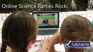 Online science parties rock!