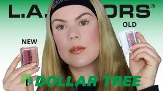 СТАРЫЕ и НОВЫЕ румяна Dollar Tree L.A. Colors Powder Blush (Berry Plum)! Сравнительный обзор и де...